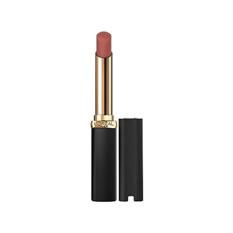 L'Oreal Paris Colour Riche Intense Volume Matte Lipstick, Lip Makeup Infused with Hyaluronic Acid for up to 16HR Wear, Le Nude Defiant, 0.06 Oz - Personal Care