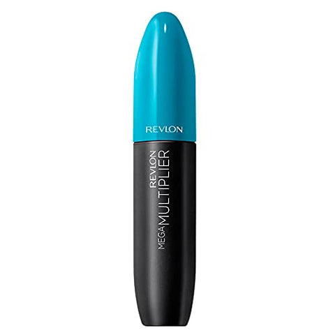 Revlon Mega Multiplier Mascara, Blackest Black, 0.28 Fluid Ounce - Personal Care