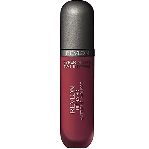Revlon Liquid Lipstick, Face Makeup, Ultra HD Matte Lip Mousse, Longwear Rich Lip Colors in Red/Coral, 815 Red Hot, 0.02 Oz - Personal Care