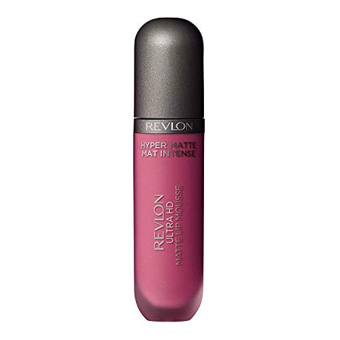 Revlon Liquid Lipstick, Face Makeup, Ultra HD Matte Lip Mousse, Longwear Rich Lip Colors in Plum / Berry, 825 Spice, 0.02 Oz - Personal Care