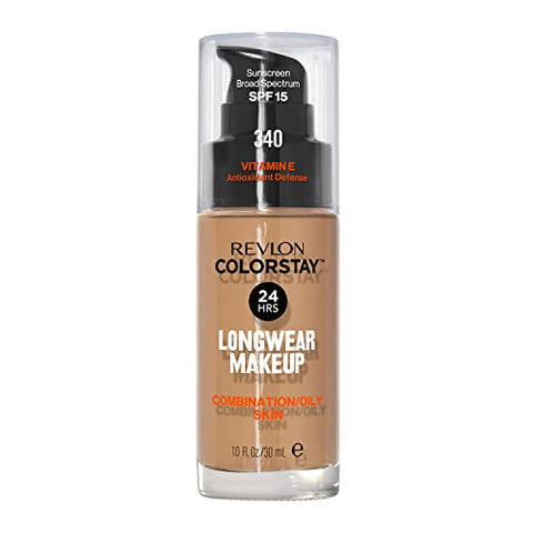 Revlon Colorstay Longwear Makeup Combo/Oily, 340 Early Tan, 1 fl oz - Personal Care
