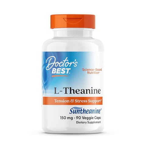 L-Theanine L-Theanine with Suntheanine 150 mg Cognitive Support, 90 Veggie Caps - Personal Care