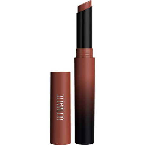 Maybelline Color Sensational Ultimatte Matte Lipstick, Non-Drying, Intense Color Pigment, More Truffle, Cocoa Brown, 1 Count - Personal Care