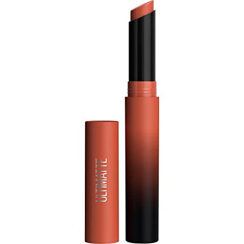Maybelline Color Sensational Ultimatte Matte Lipstick, Non-Drying, Intense Color Pigment, More Caramel, Caramel Nude, 1 Count
