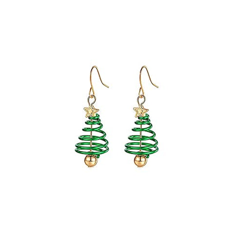 NEW BIG TOP DEALS CHRISTMAS XMAS TREE DROP DANGLE HOLIDAY EARRINGS 100% HYPOALLERGENIC GIFT WOMEN GIRLS KIDS BIRTHDAY PARTY