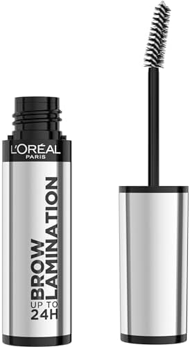 L'Oreal Paris Infallible Up To 24H Wear Brow Lamination, Water-Resistant Longwear Eyebrow Gel Make Up, Clear/Transparent, 0.16 Fl Oz - Personal Care