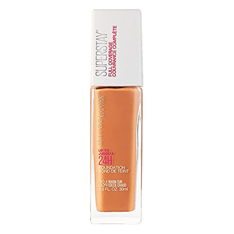 Maybelline Super Stay Full Coverage Liquid Foundation Makeup, Warm Sun, 1 Fl Oz - Personal Care