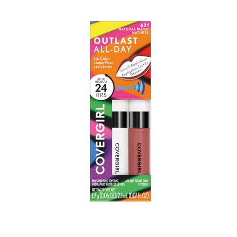 Covergirl Pride Outlast All-Day Lip Color With Topcoat, Natural Blush - Personal Care