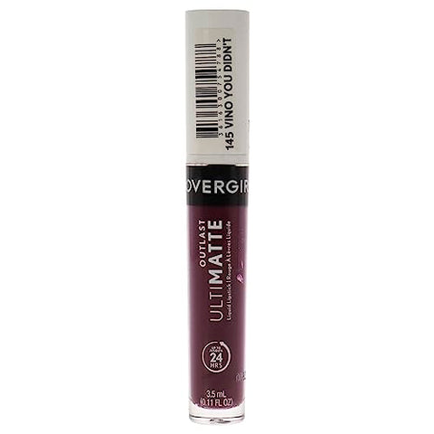 Covergirl Outlast Ultimatte One Step Liquid Lip Color, Vino You Didn't, Vino You Didn't, 0.12 Fl Ounce - Personal Care