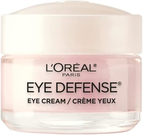 L'Oreal Paris Dermo-Expertise Eye Defense Eye Cream with Caffeine and Hyaluronic Acid 0.5 oz - Personal Care