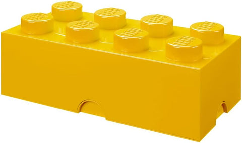 LEGO Storage Brick 8 12.1 L Storage Box with Lid Yellow