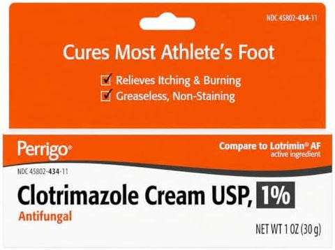 Clotrimazole Cream 1 Oz. Athlete's Foot