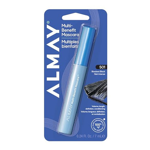 Almay Multi-Benefit Mascara, 501 Blackest Black, 1 Pack - Personal Care
