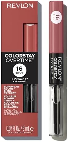 Revlon ColorStay Overtime Lipcolor, 350 Bare Maximum, 0.07 fl oz - Personal Care
