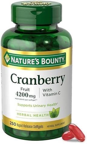 Nature'S Bounty Cranberry Pills for Women Urinary Tract Health, 250 Count - Personal Care
