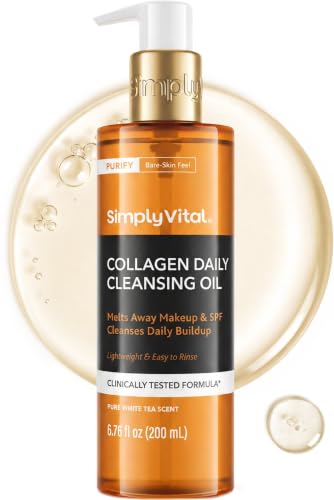 Cleansing Oil for Face - SPF, Buildup & Makeup Remover, Vegan - 6.76 fl oz - Personal Care