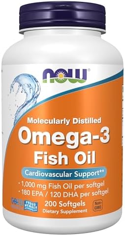 NOW Supplements, Omega-3 180 EPA / 120 DHA, 200 Softgels