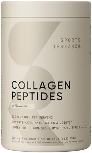 Sports Research® Collagen Peptides Protein Powder 16oz (Unflavored)
