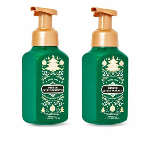 Bath and Body Works Winter Citrus Wreath Gentle Foaming Hand Soap 8.75 Oz - Personal Care