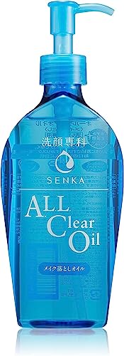 Mussor Senka Cleansing Oil ALL Clear Oil 7.77Floz(230ml) Makeup Remover Oil JAPAN For Face And Waterproof Mascara - Personal Care