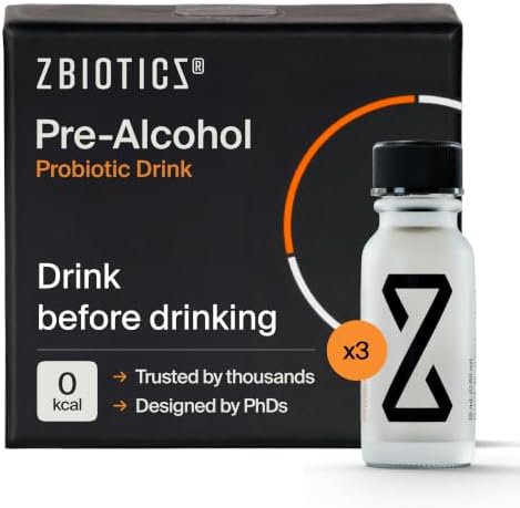 Zbiotics Pre-Alcohol Probiotic — Drink Responsibly, for an Easier Tomorrow - Personal Care