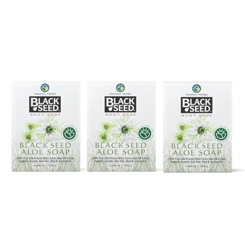 Amazing Herbs Black Seed Bar Soap 100% Pure - 4.25 Oz - Personal Care