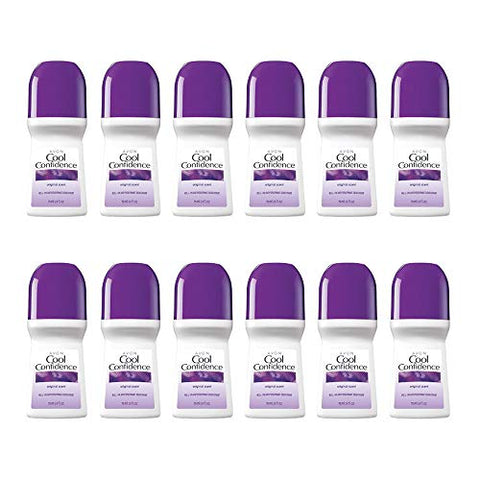 Avon Deodorant Bonus Size Pack of 12 (COOL CONFIDENCE ORIG)
