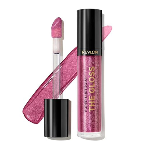 Revlon Super Lustrous Lip Gloss, Non-Sticky, Hydrating, High Shine Finish, 275 Dusk Darling, 0.13 oz - Personal Care