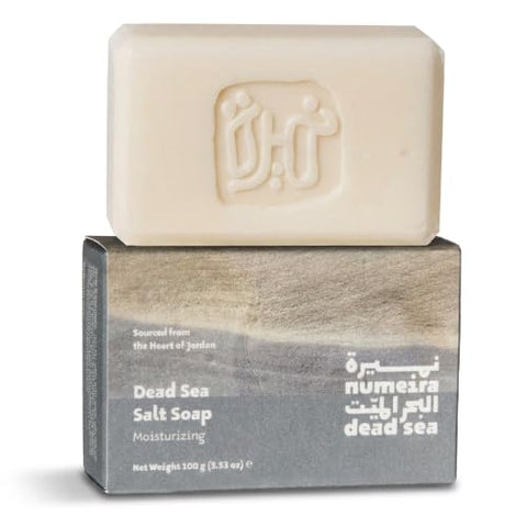 Dead Sea Salt Soap, Moisturizing Mineral-Rich Face & Body Bar 100 g - Personal Care
