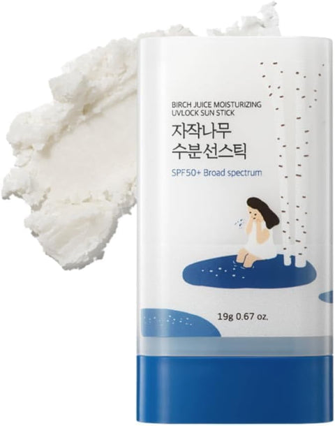 Round LAB Birch Juice Moisturizing Sun Stick SPF 50+, 0.67oz - Personal Care