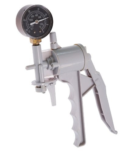 The Phenom Hand Operated Ergonomic Design Vacuum Pump with Pressure Gauge with Dual Calibration - Personal Care
