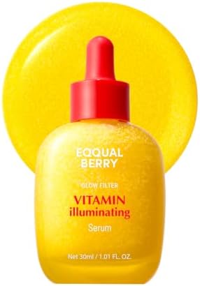 EQQUALBERRY Vitamin Illuminating Serum | Niacinamide 4% & TXA | Brightening Vitamin C Serum for Face Glow with Hyaluronic Acid | Dark Spot & Uneven Tone Care | Korean Skincare, 1.01 fl oz