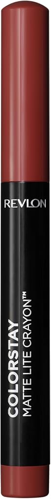 Revlon ColorStay Matte Lite Lipstick Crayon, 003 Soufflé All Day, 0.049 oz