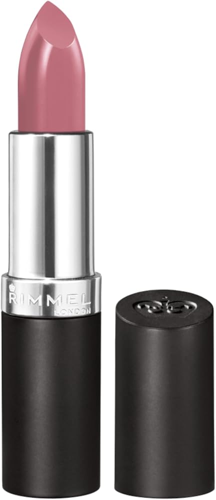Rimmel Lasting Finish Lipstick - Up to 8 Hours of Intense Lip Color with Color Protect Technology and Exclusive Black Diamond Complex - 200 Soft Hearted, .14oz
