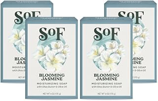 Sof Blooming Jasmine Moisturizing Bar Soap, Coconut Oil & Shea Butter - Personal Care