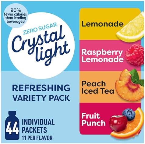 Crystal Light Variety Pack, 44 Packets, 4.18 oz