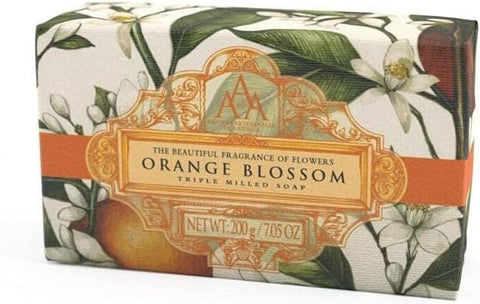 Aaa by Somerset Triple Milled Soap Bar, Orange Blossom, Orange, 200 g / 7.05 oz - Personal Care