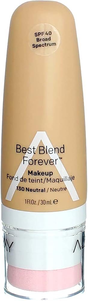 Almay Best Blend Forever Foundation, Neutral, 1 fl. oz., SPF 40 Broad Spectrum - Face Makeup - Beauty - 130 Neutral