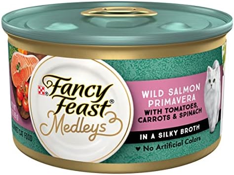 Purina Fancy Feast Medleys Wild Salmon Primavera (24 Pack) 3 oz