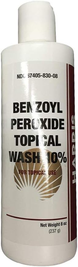 Harris Pharma 10% Benzoyl Perox Wash 8 oz - Personal Care