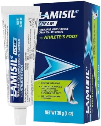 Lamisil Athletes Foot Antifungal Cream, 1 Week Treatment, Terbinafine, 1 oz