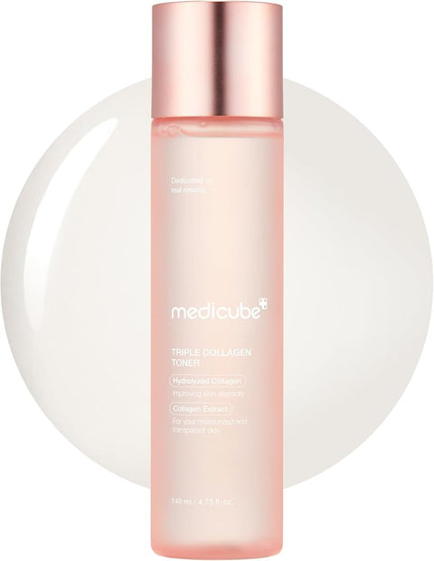 Medicube Triple Collagen Toner for Deep Hydration & Plump Skin, 4.73 fl.oz. - Personal Care