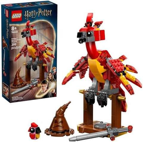 LEGO Harry Potter Fawkes: Dumbledore’s Phoenix Kids Toy - Building and Learning Toy for Pretend Play - Harry Potter Collectible for Boys and Girls, Ages 8+ - Gift Idea for Birthdays - 76448