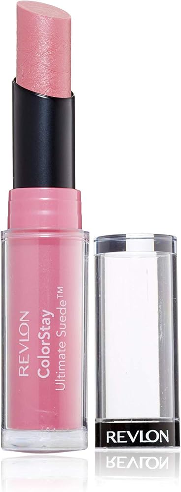 REVLON ColorStay Ultimate Suede Lipstick, Longwear Soft, Ultra-Hydrating High-Impact Lip Color, Formulated with Vitamin E, Silhouette (001), 0.09 oz