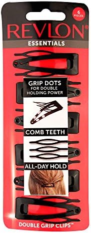 Revlon Double Grip Hair Clips, 6 Count - Personal Care