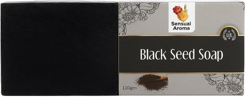 Black Seed Soap 110g - Natural Face & Body Bar for Gentle Deep-Cleansing - Plant-Based Soap Bar for Men & Women, Ideal for all Skin Types - Personal Care