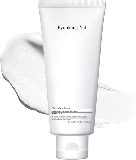 Pyunkang YUL Cleansing Foam - Korean Facial Wash for All Skin Types - Zero-irritation Face Washer extracted from Coconut - Moisturized Skin & Creating Moisture Barrier after Cleansing - 5.1 Fl. Oz