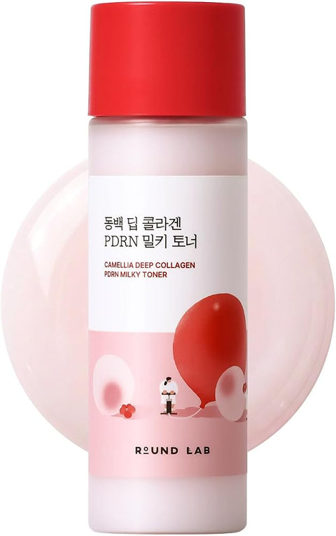 Round LAB Camellia Collagen PDRN Milky Toner 5.07 Fl Oz - Personal Care