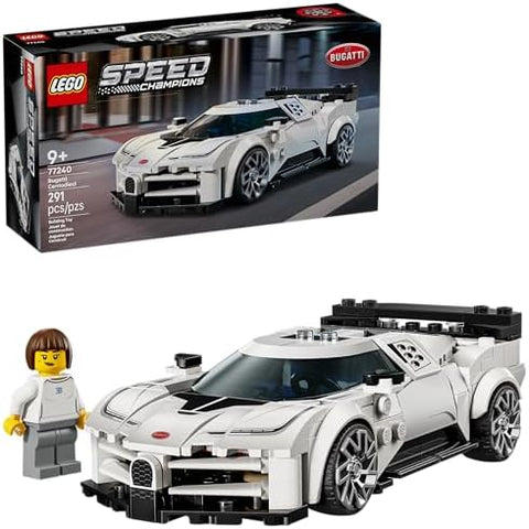 LEGO Speed Champions Bugatti Centodieci Hyper Sports Car Toy - Model Kit & Pretend Play Toy for Boys & Girls, Ages 9+ - Italian Model Car Kit for Racing Fans - Gift Idea for Birthdays - 77240