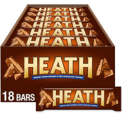 Heath Chocolatey English Toffee Candy Bars, 1.4 oz - Personal Care